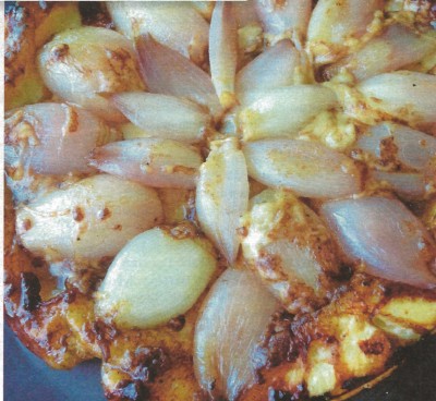 Tarte Tatin, Sjalot, Gruyère Tarte Tatin, Sjalot, Gruyère