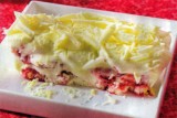 Tiramisu met aardbeien en witte chocolade