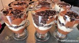 Triffle van Baileys met Oreo crumble