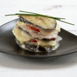 Millefeuille van aubergines en Finettes