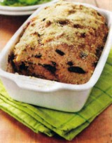 Vleesbrood met olijven en pijnboompitten