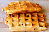 Wafels met rozijnen