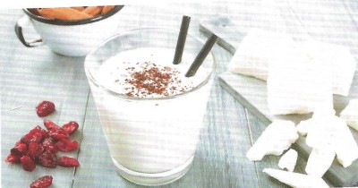 Witte chocolademelk