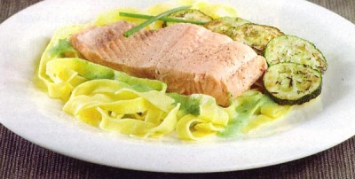 Zalm courgette Zalm courgette