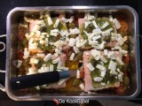{lang nl}Zalm met pesto, olijven en feta in de oven{/lang}{lang en}Salmon with pesto, olives and feta in the oven{/lang}