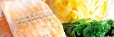 Zalmfilet met bladspinazie en tagliatelle