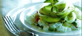 Visceviche en asperge tagliatelle