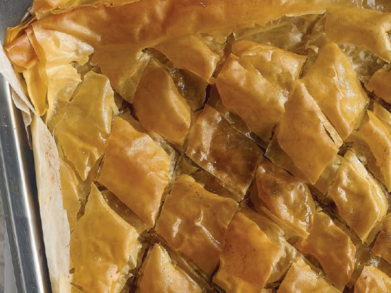 Baklava met noten