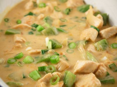 Kalkoen curry met yoghurt