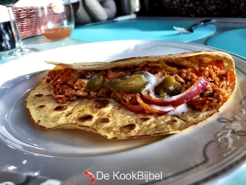 Quesadilla’s met gehakt