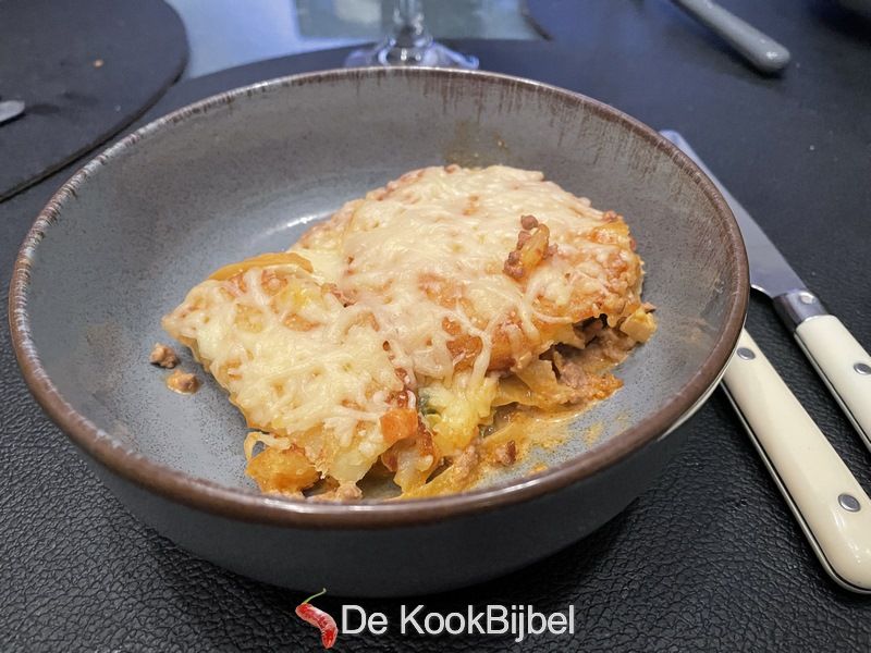 Ovenschotel met rundsgehakt en Rösti