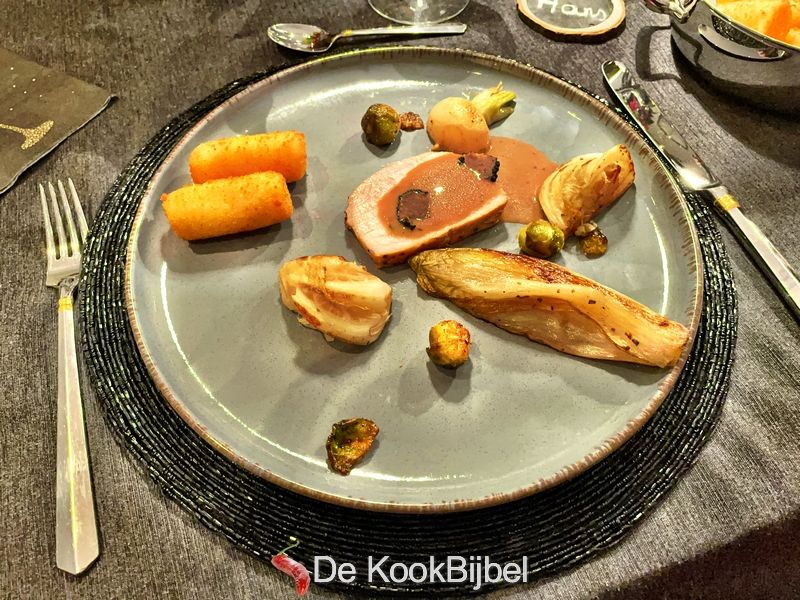 Savourette, wintergroenten met portosaus en truffel