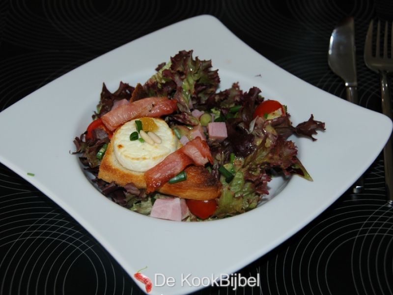 Franse geitenkaassalade