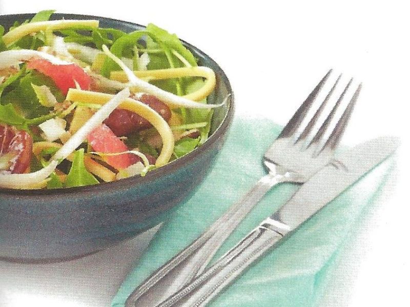 Salade met abdijkaas