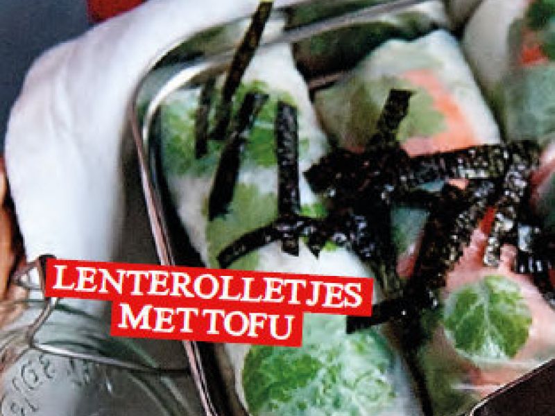 Lenterolletjes met tofu