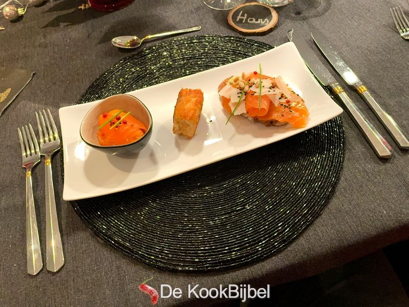 Trio van zalm