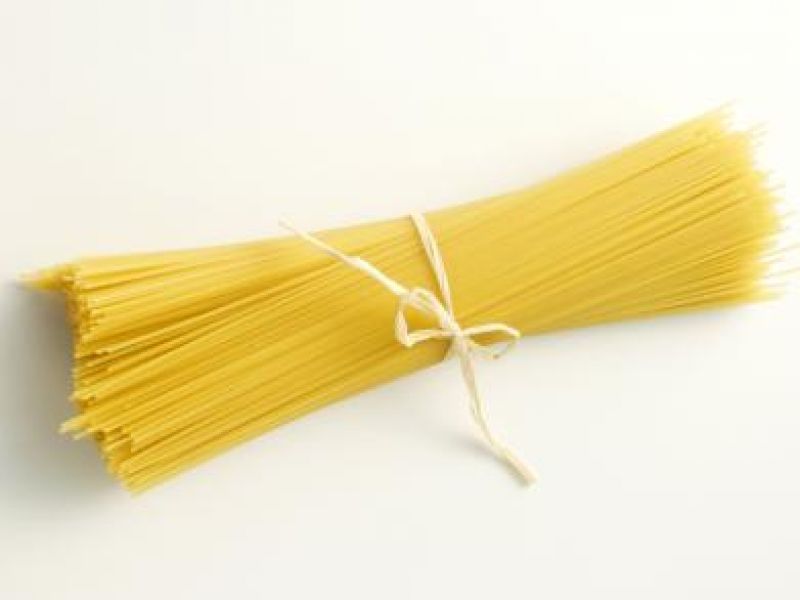 Pasta met asperges en verse spinazie