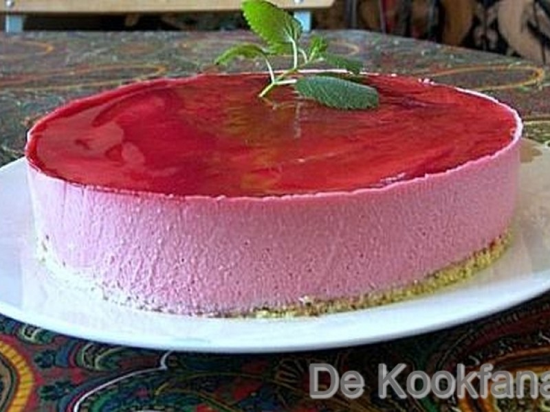 Frambozenmousse taart